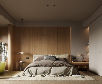 Wabi-sabi Style Bedroom-ID:103013995