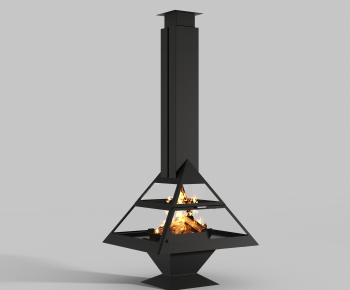 Modern Fireplace-ID:109036925