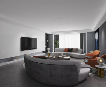 Modern A Living Room-ID:107510097