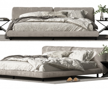 Modern Double Bed-ID:507149937