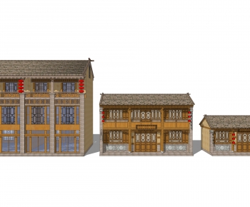 Chinese Style Ancient Architectural Buildings-ID:863598115