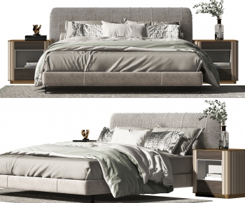 Modern Double Bed-ID:176539903