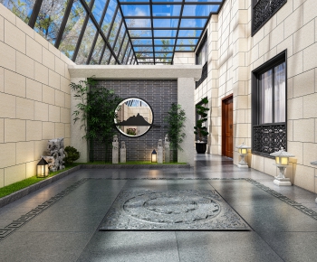 New Chinese Style Courtyard/landscape-ID:192706119