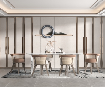 New Chinese Style Dining Room-ID:800774109