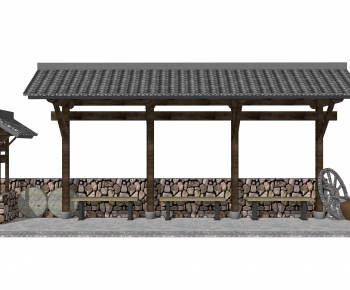 Chinese Style Building Component-ID:858544118