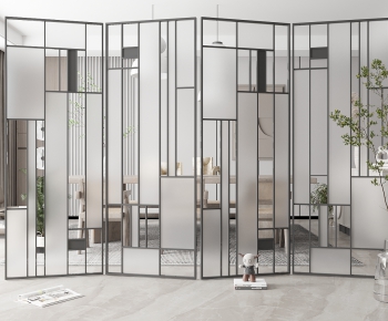Modern Glass Screen Partition-ID:100090564