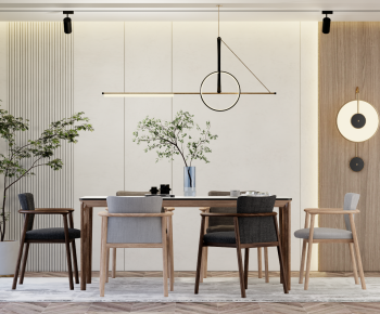 Nordic Style Dining Room-ID:836891891