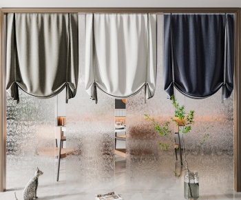 New Chinese Style Door Curtain-ID:589529041
