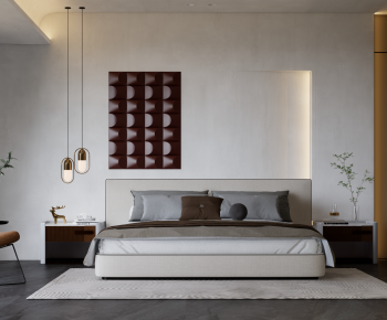 Modern Wabi-sabi Style Bedroom-ID:845236063