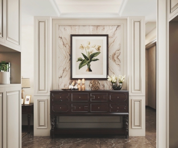American Style Side Cabinet/Entrance Cabinet-ID:276530981