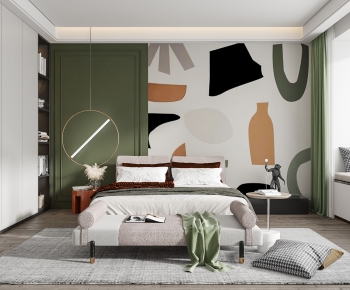 Nordic Style Bedroom-ID:879482982