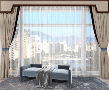New Chinese Style The Curtain-ID:597846982