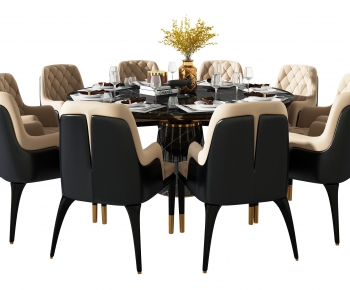 Modern Dining Table And Chairs-ID:829369073