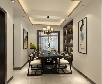 New Chinese Style Dining Room-ID:466331018