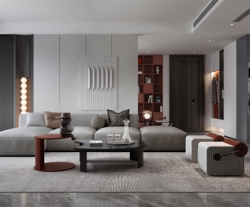 Modern A Living Room-ID:505522016