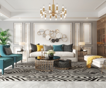 American Style A Living Room-ID:467005016