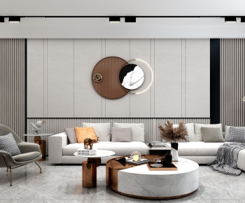 Modern A Living Room-ID:537981992