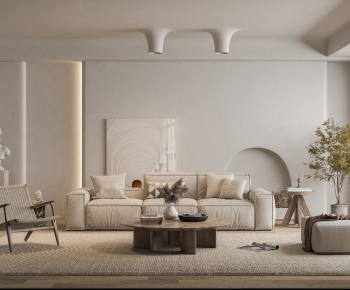 Wabi-sabi Style A Living Room-ID:335860978