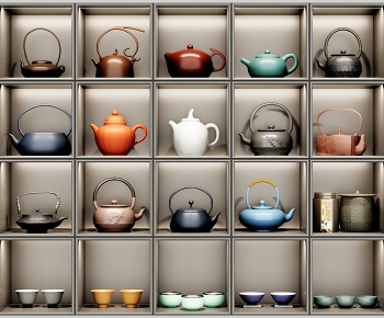 新中式茶壶茶杯组合-ID:1191755