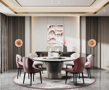 New Chinese Style Dining Room-ID:838614943