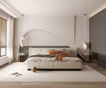 Modern Wabi-sabi Style Bedroom-ID:743680073