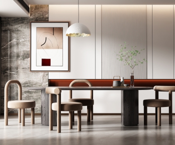 Modern Dining Table And Chairs-ID:864624026