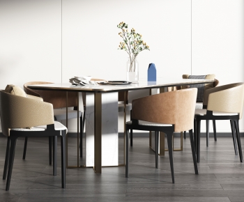 Modern Dining Table And Chairs-ID:534387118