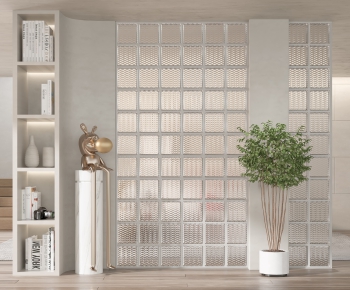 Modern Glass Screen Partition-ID:627851961