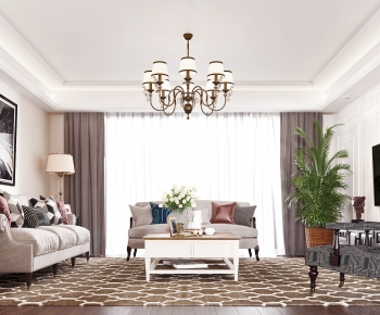 American Style A Living Room-ID:282629975