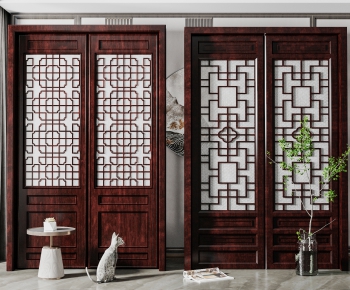 New Chinese Style Door-ID:182359933