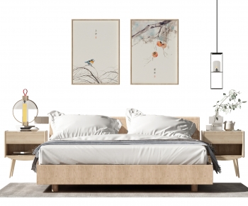 New Chinese Style Double Bed-ID:492899895