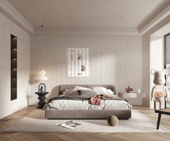Wabi-sabi Style Bedroom-ID:957489018