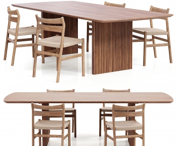 Nordic Style Dining Table And Chairs-ID:642302041