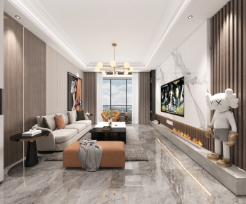 Modern A Living Room-ID:454030074