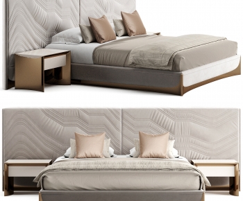 Modern Double Bed-ID:718660127