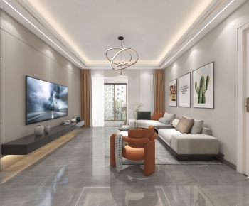 Modern A Living Room-ID:281311047