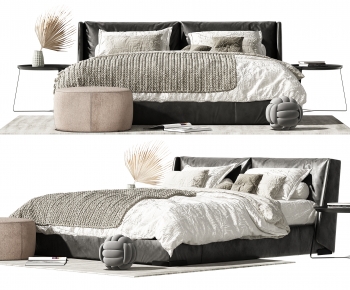 Modern Double Bed-ID:229492903