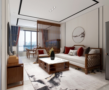 Chinese Style A Living Room-ID:982826958