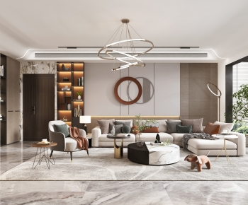 Modern A Living Room-ID:477790856