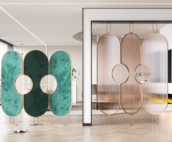 Modern Glass Screen Partition-ID:675410993