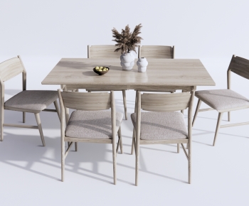 Nordic Style Dining Table And Chairs-ID:715178976