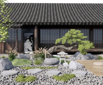 Japanese Style Courtyard/landscape-ID:572165979