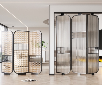 Modern Glass Screen Partition-ID:366223104