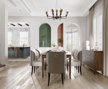 American Style Dining Room-ID:204263938