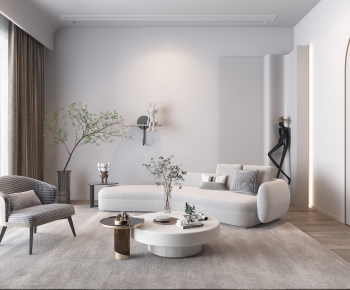 Wabi-sabi Style A Living Room-ID:645570899