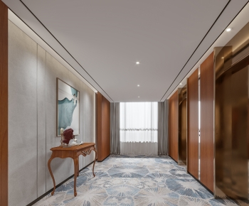 New Chinese Style Elevator Hall-ID:536344055