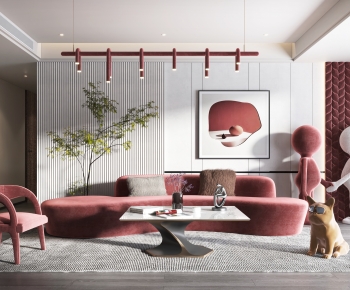 Modern A Living Room-ID:179455044