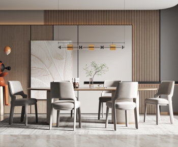 Modern Dining Table And Chairs-ID:745101045