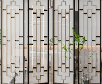 New Chinese Style Metal Screen Partition-ID:873466974