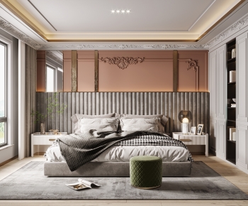 French Style Bedroom-ID:411128043